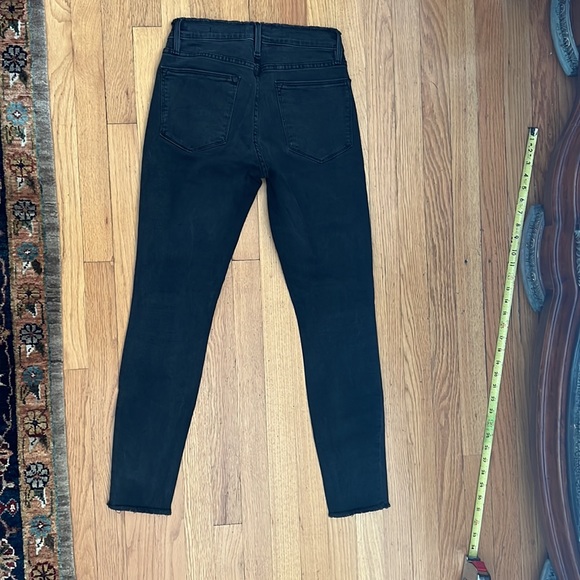 Frame jeans, Le High Skinny, black, sz 27, stretchy - Picture 2 of 6